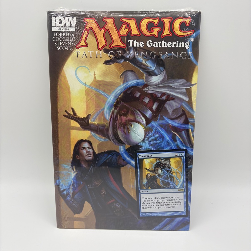 IDW Magic The Gathering Path of‎ Vengeance #1 Sealed with Turnabout Card NEW